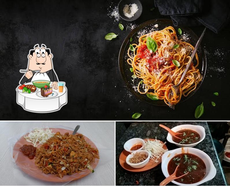 Hot and sour soup at CAFE RUDRA'S - couple and families friendly cafe