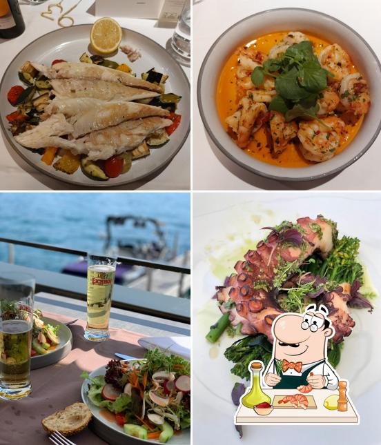 Gamberetti e grana al Restaurant Riva am See