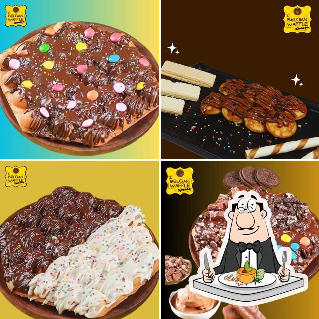 Food at The Belgian Waffle Xpress Panchkula