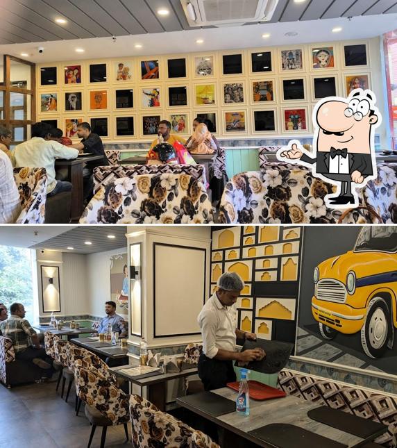 The interior of Kasturi Restaurant