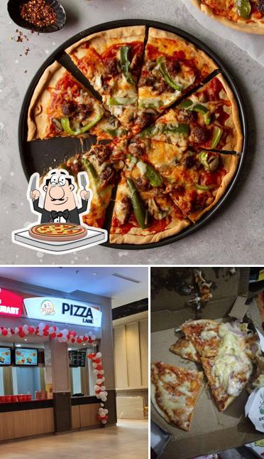 Pick pizza at Pizza Lane