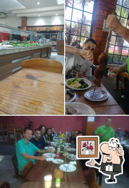 Veja imagens do interior do Churrascaria e Pizzaria Brasão