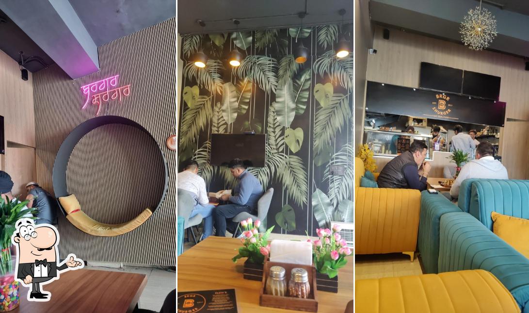 The interior of Brgr shurger