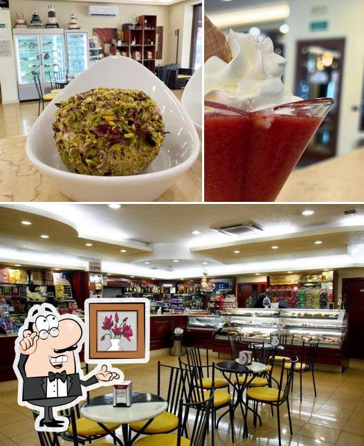 La foto della interni e cibo di Golden bar pasticceria gelateria