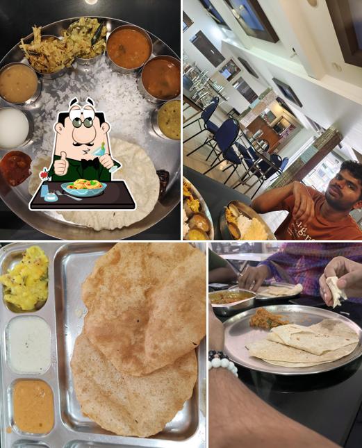 Food at Swami's Vegetarian Restaurant