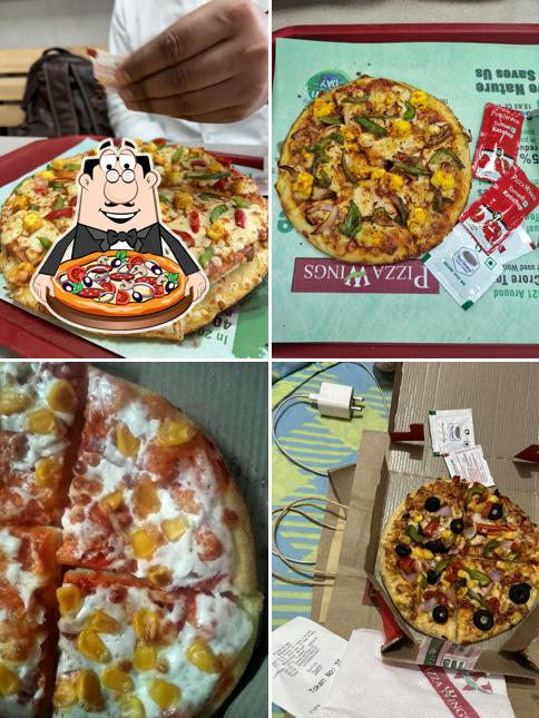At Pizza Wings Lucknow (Bhootnath), you can get pizza