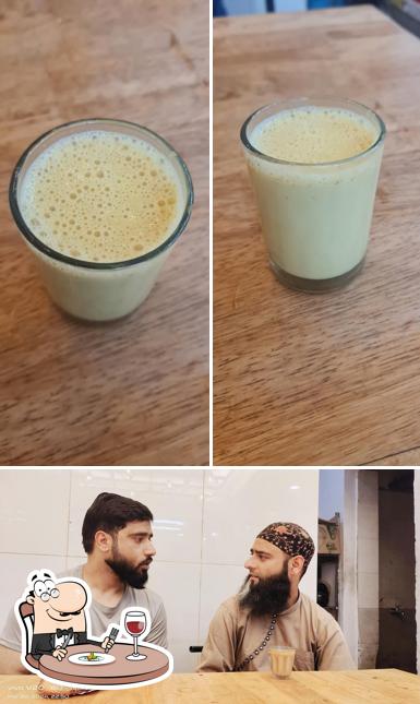 The restaurant's food and beverage