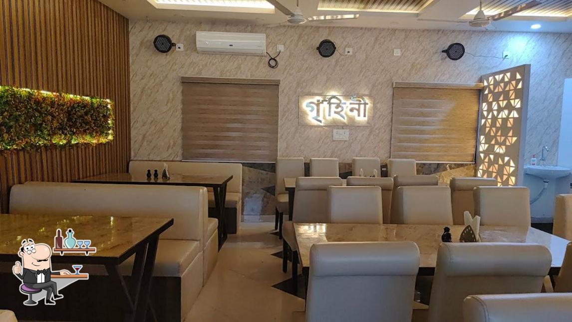 Take a seat at one of the tables at Grihini Family Restaurant