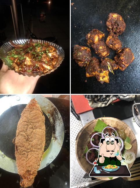 Food at Coastal Caravan - Mangalore Style Fish and Chicken