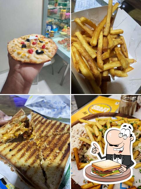 Grilled cheese sandwich at Crazy Cheesy Cafe