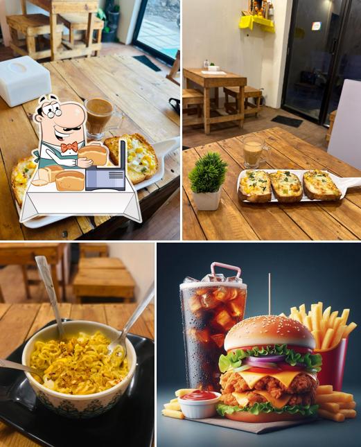 Garlic bread at THE DAILY CORNER CAFE