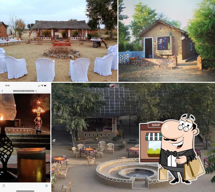 Take a look at the outside area of Umaid Safaris Desert Camp, Raisar, Bikaner