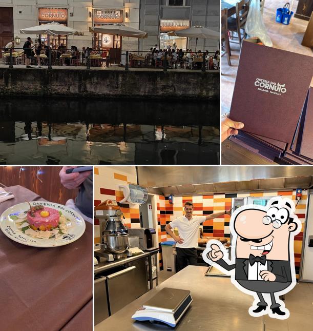 Siediti a un tavolo di Osteria dal Cornuto