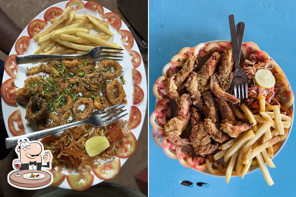 Food at Ozran cliff cafe