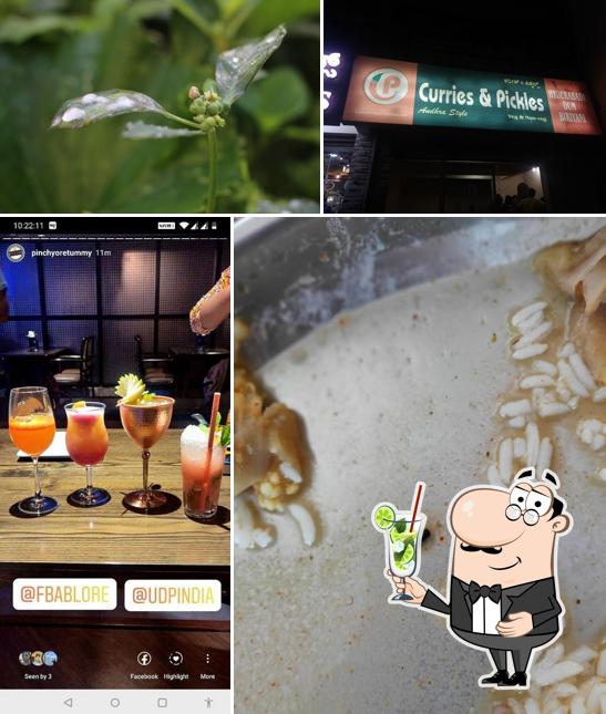 Enjoy a drink at Curries and Pickles