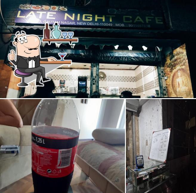 The interior of Late Night Cafe