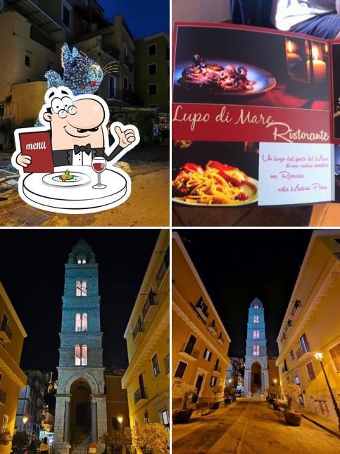 La foto della cibo e esterno di Taverna Lupo Di Mare