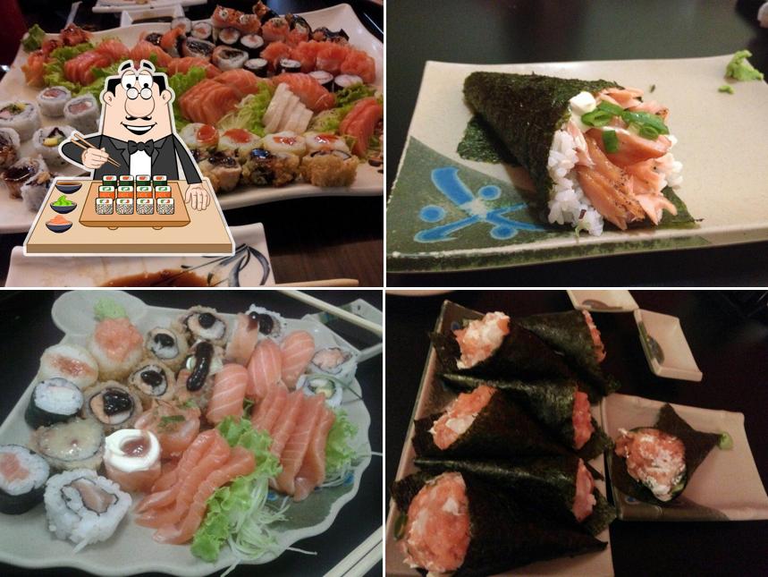 Sushi é um popular prato originário do Japão