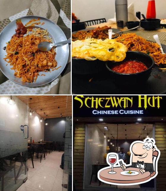 This is the photo displaying food and interior at Schezwan Hut