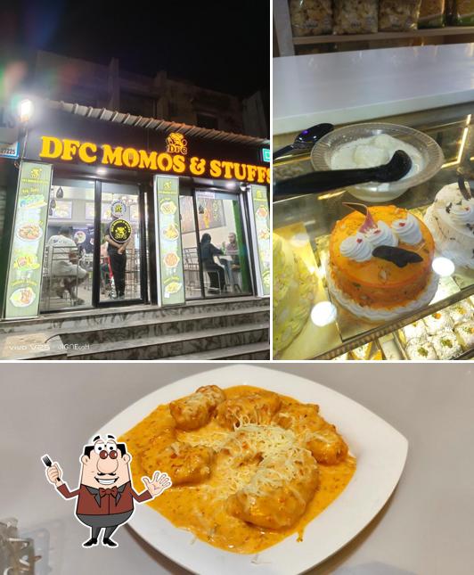 Food at DFC Momo's & Stuffs