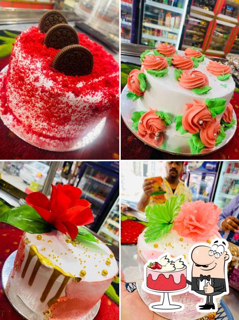 Red velvet cake at Dolly Bakery & Confectionery