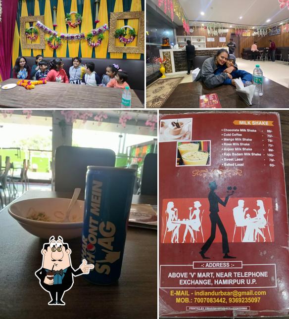 Enjoy a beverage at Kanha Dham