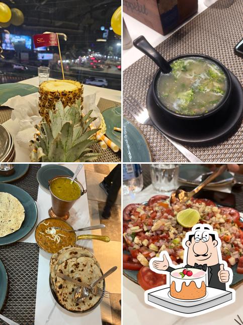 Carrot cake at Satvik