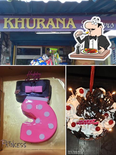 Take a look at the image depicting food and exterior at Khurana Bakers