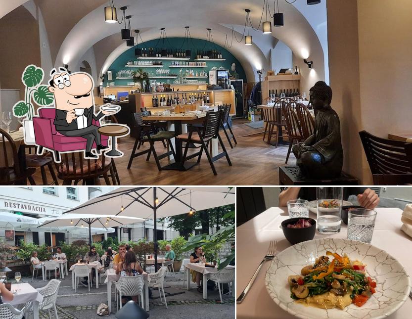 Gli interni di Gaudi&Naan