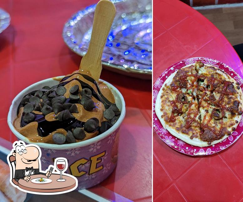 Food at Pintu's cafe