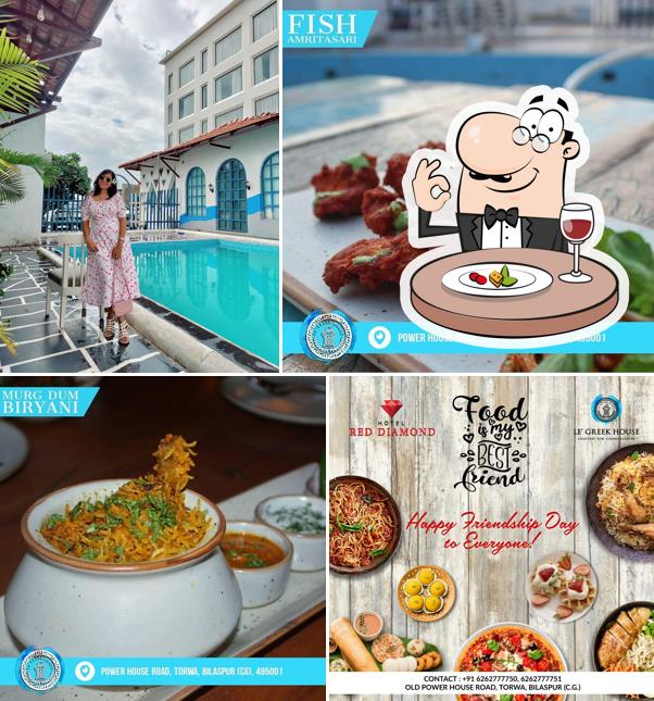 Food at Le Greek House