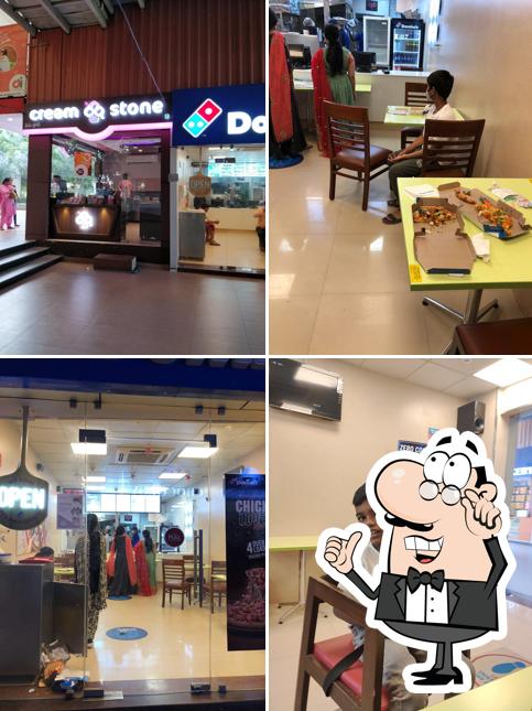 Check out how Domino's Pizza Rayanigudem, Nalgonda looks inside