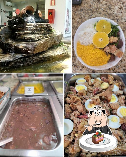 Bolo de chocolate em Restaurante Tempero Certo