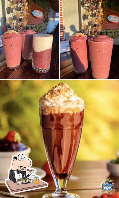 Mousse de chocolate em Açaí do Pé - Restaurante de comida saudável em São Carlos - Açaí, Crepes, Caldos, Sucos, Água de côco e lanches