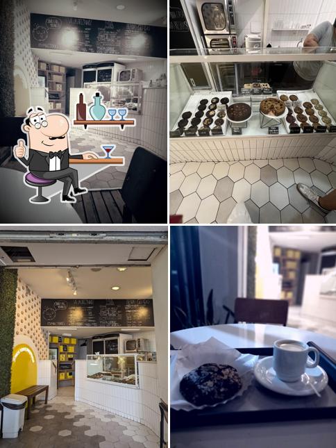 O interior do Mia Cookies