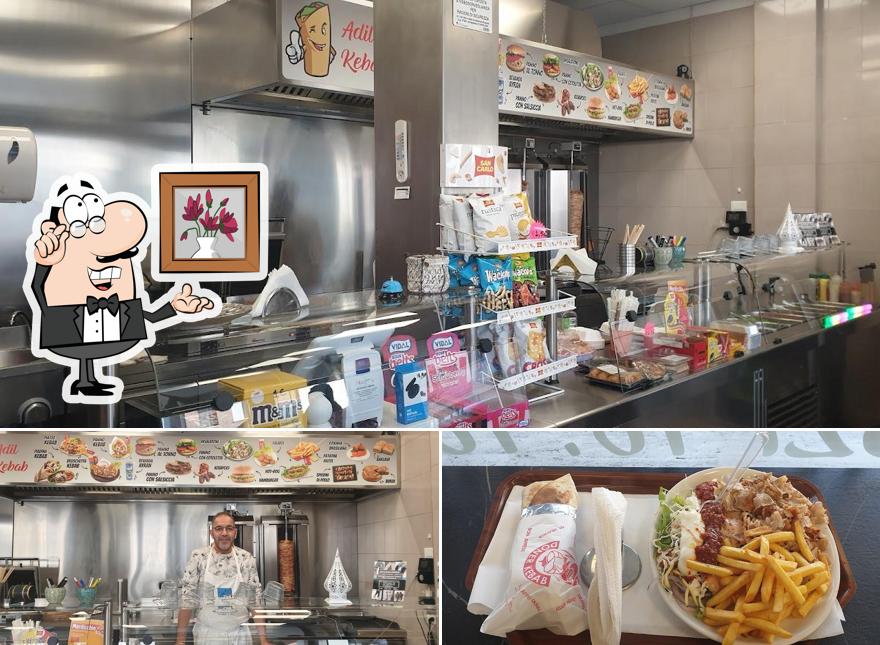 La immagine di interni e cibo da Schio Kebab - Adil Kebab