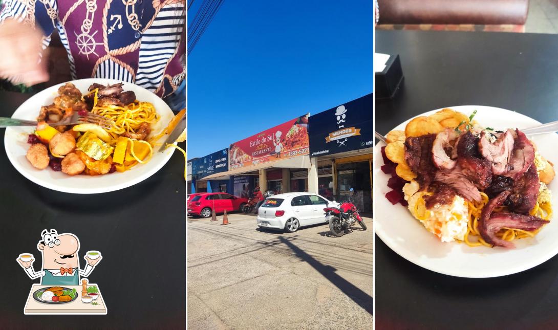 Comida em Restaurante Estilo Do Sul