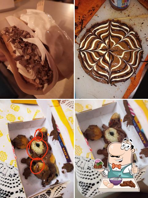 The Belgian Waffle Co offers a variety of sweet dishes