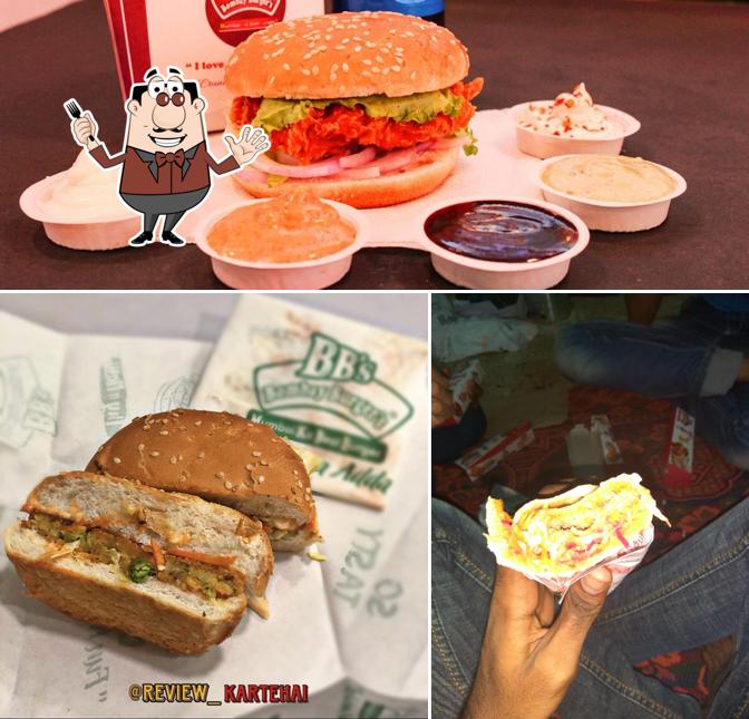 Pulled pork sandwich at Bombay Burgers