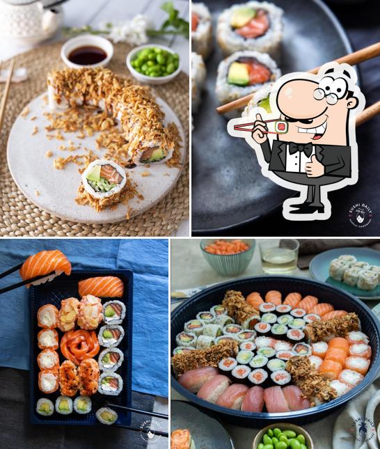 Prenditi le diverse opzioni di sushi