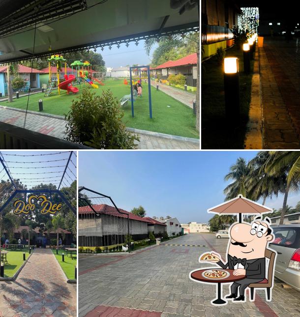 Take a look at the outside area of Doo Dee Restaurants