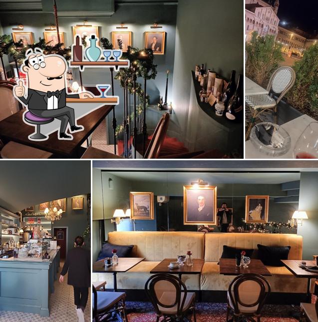 Gli interni di Balzac Bistrot