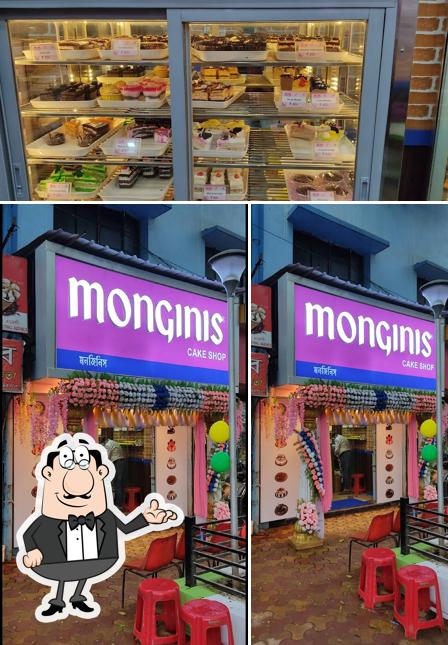 The interior of Monginis Cake Shop