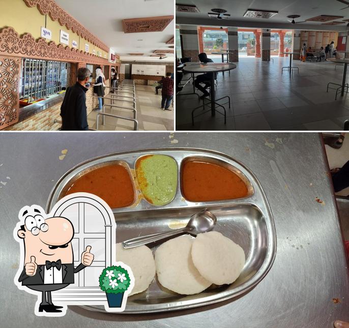 The picture of exterior and food at Premvati Food Court