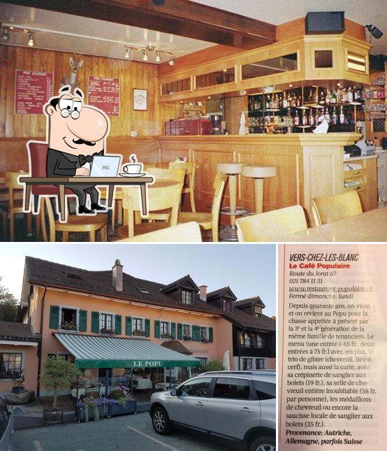 Gli interni di Restaurant Populaire