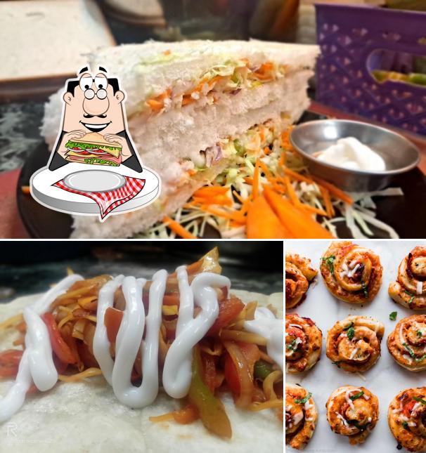 Club sandwich at THE ROLLS CAFE