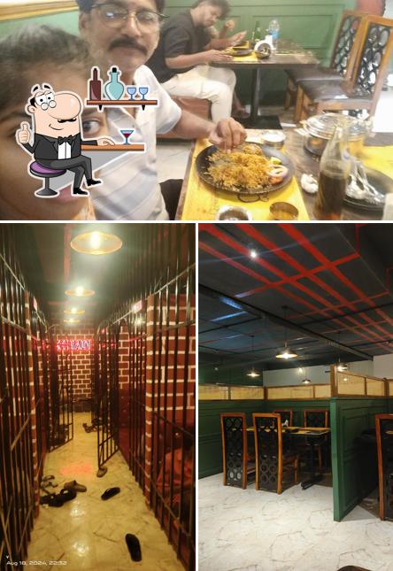 The interior of Royyala Naidu Military Hotel