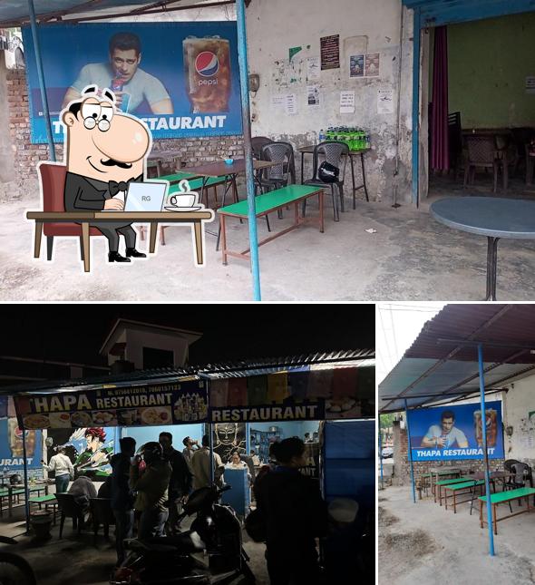 Check out how Thapa Restaurant looks inside