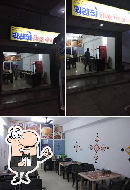 Take a seat at one of the tables at Chatako The Real Punjabi Khana