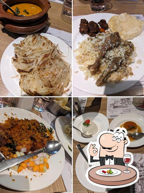 Food at Paragon Restaurant